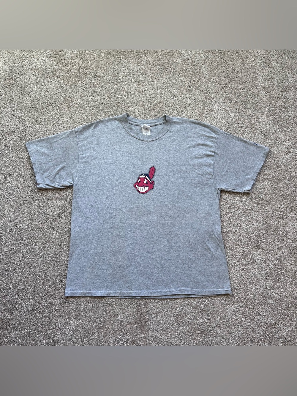 Vintage Cleveland Indians Chief Wahoo Pepsi Promo T-Shirt XL Henry Aaron Inc